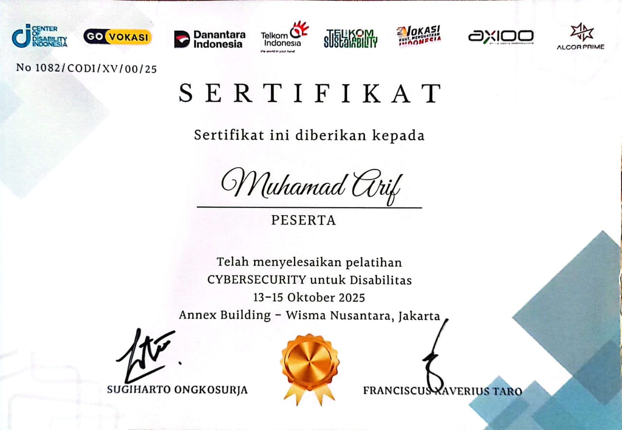 Certificate 1